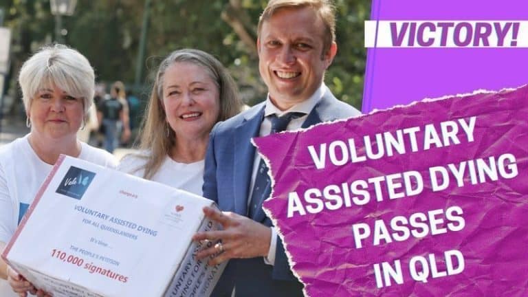 We Did It. Voluntary Assisted Dying Passes In QLD! – Dying With Dignity ...